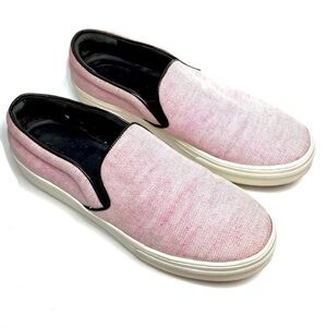 Celine Pink Slip-On Textile Trainers | 38